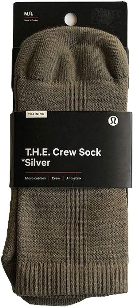 LULULEMON T.H.E. CREW SOCK SILVER - NOMD