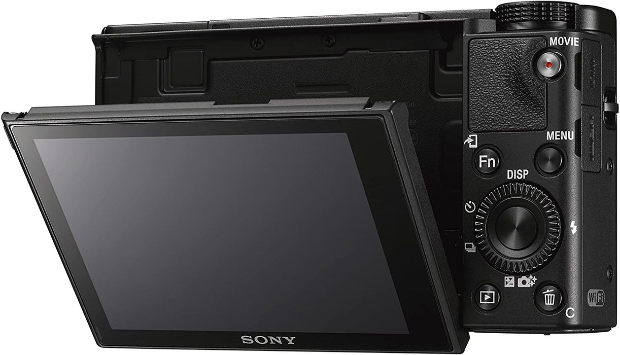 Sony Cyber-Shot DSC-RX100 V 20.1 MP Digital Still Camera with 3" OLED, flip Screen, WiFi