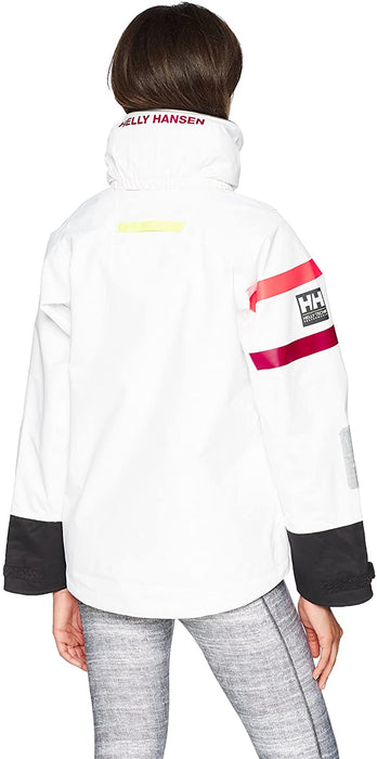 Helly Hansen Women's Salt Waterproof Windproof Breathable Performance Sailing Rain Jacket with Hood