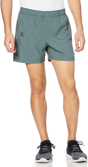Salomon Men's Standard Agile 5'' Short M, balsam Green