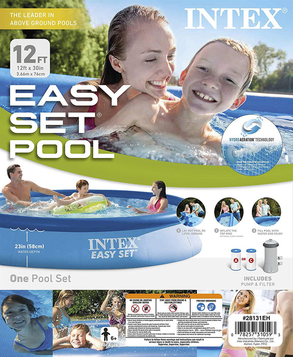 Intex 12ft X 30in Easy Set Pool Set with Filter Pump