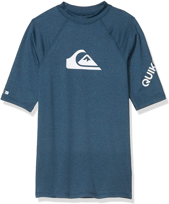 Quiksilver Boys' Big Time Short Sleeve Youth Rashguard Surf Shirt