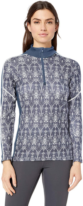 Helly-Hansen W Hh LIFA Merino Wool Graphic 1/2 Zip Baselayer Top