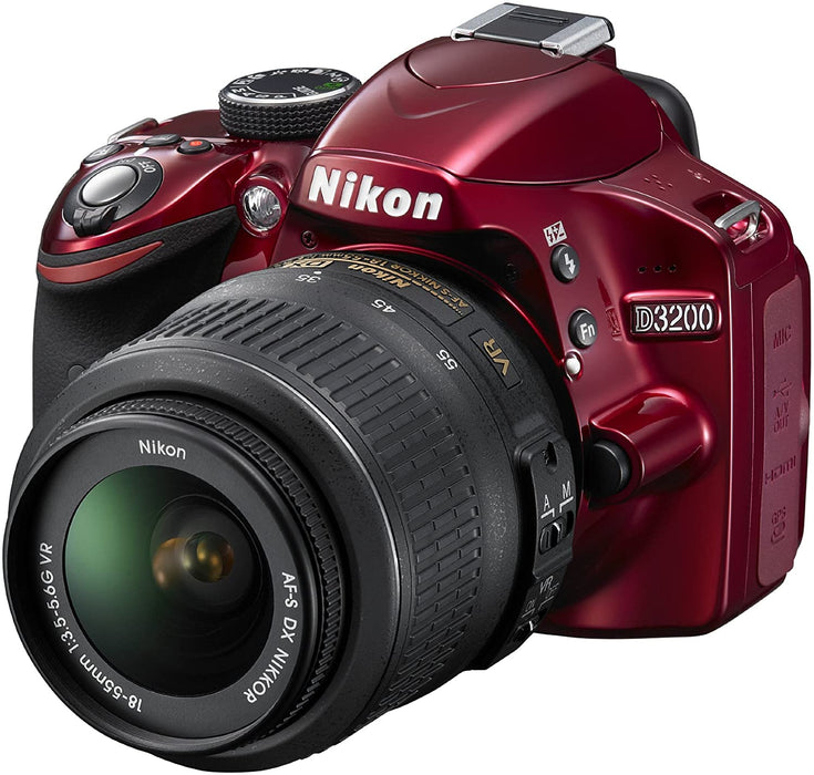 Nikon D3200 24.2 MP CMOS Digital SLR with 18-55mm f/3.5-5.6 Auto Focus-S DX VR NIKKOR Zoom Lens (Black) (OLD MODEL)