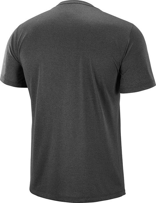 Salomon Men's Standard Agile Graphic TEE M, alloy/Heather