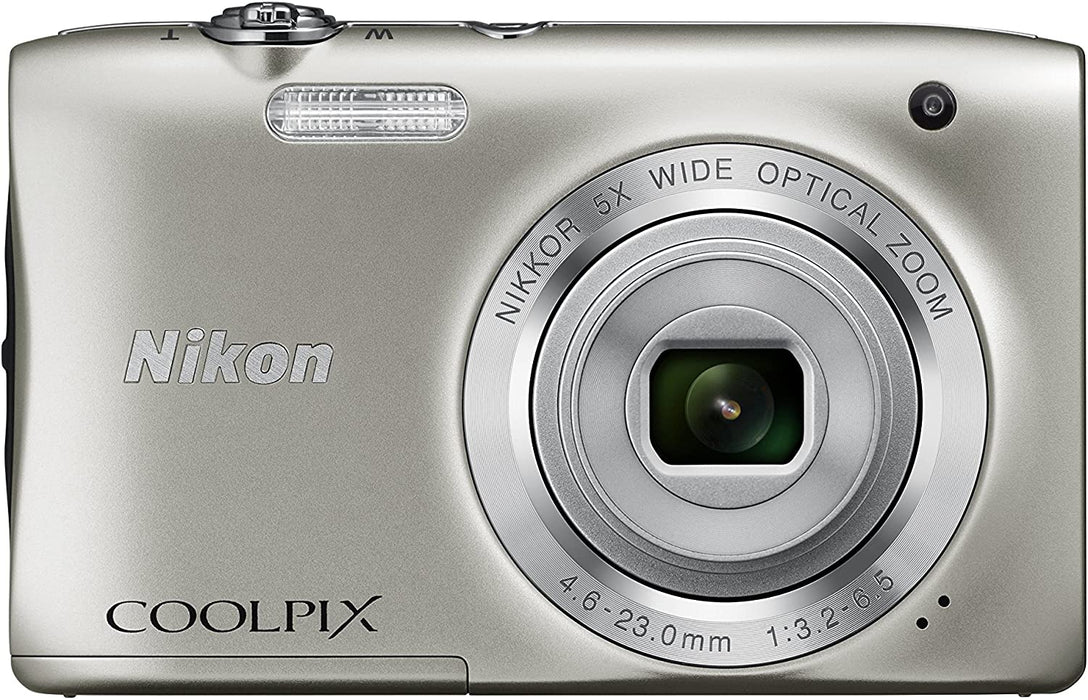 Nikon COOLPIX S2900 Digital Camera (Silver) - International Version (No Warranty)