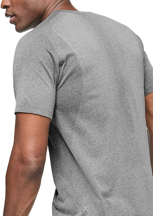 Lululemon Metal Vent TECH SS - BLK/WHT (Black/White) (S)