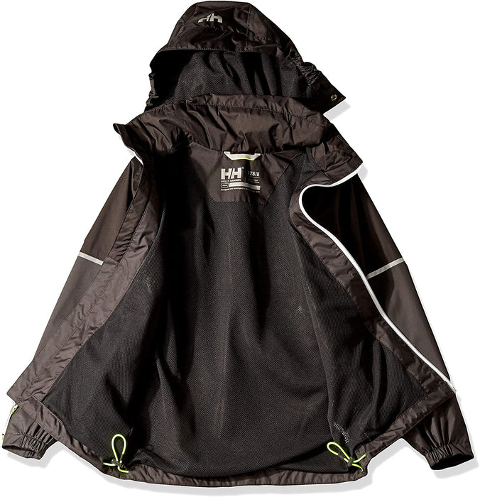 Helly-Hansen unisex-child Jr Block It Waterproof Rain Jacket With Hood