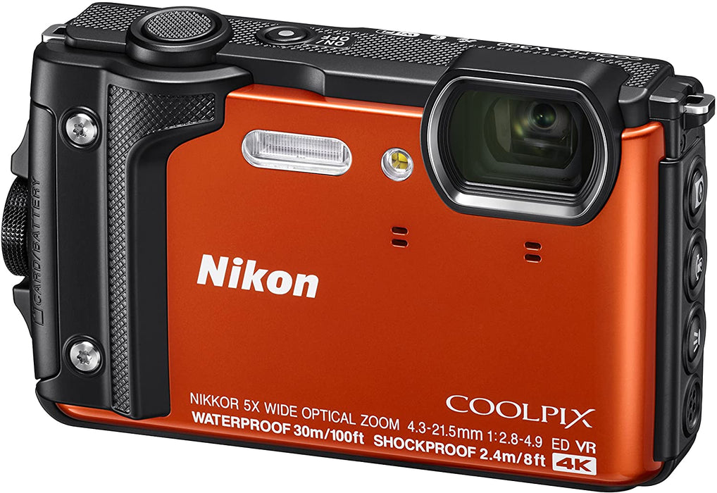 Nikon W300 Waterproof Underwater Digital Camera with TFT LCD, 3"