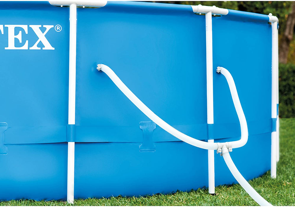 Intex 15ft x 48in Metal Frame Pool Set with Filter Pump, Ladder