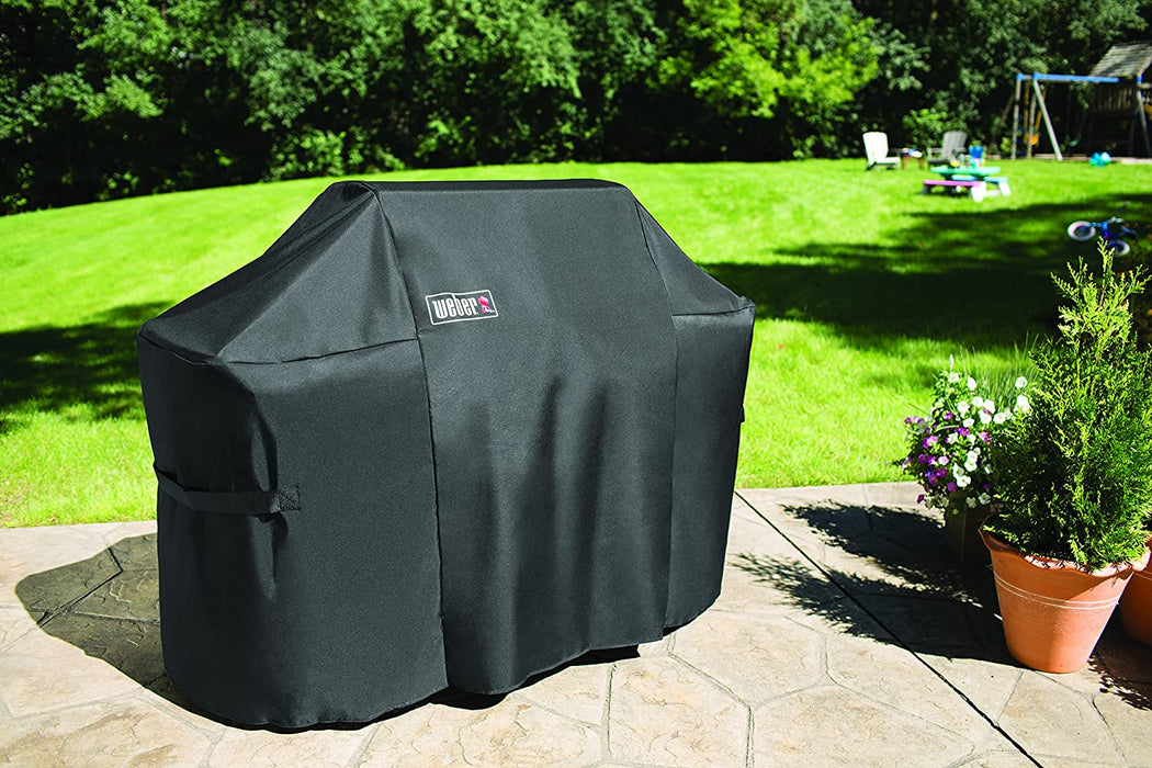 Weber 7108 Grill Cover with Storage Bag for Summit 400-Series Gas Grills