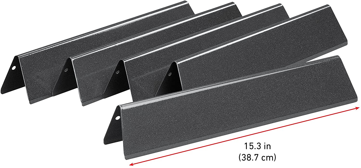 Weber 7636 Porcelain-Enameled Flavorizer Bars for Spirit 300 Series Gas Grills (15.3 x 2.6 x 2.5)
