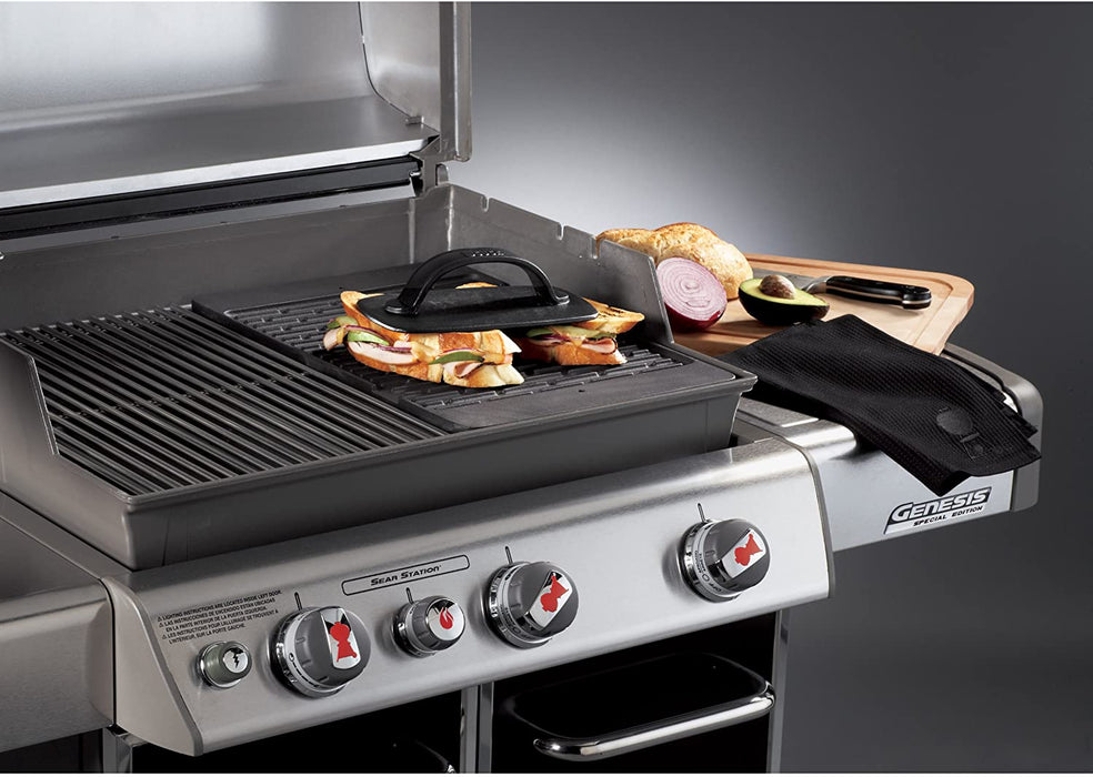 Weber 7566 Porcelain-Enameled Cast Iron Grill Griddle for Genesis 300 Series