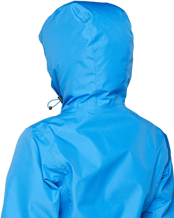Helly Hansen Women's Long Belfast Lightweight Waterproof Windproof Breathable Raincoat Jacket with Hood