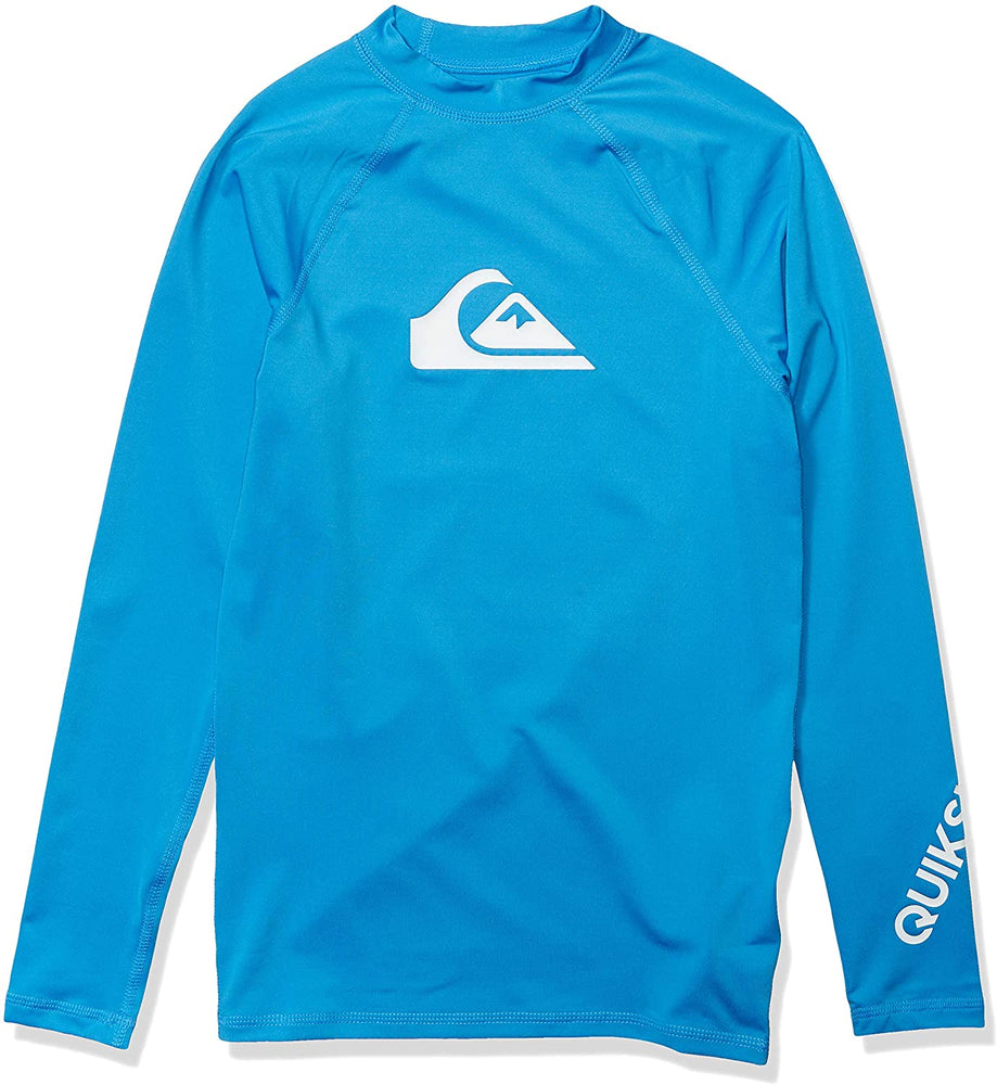 Quiksilver Boys' Big Time Long Sleeve Youth Rashguard Surf Shirt