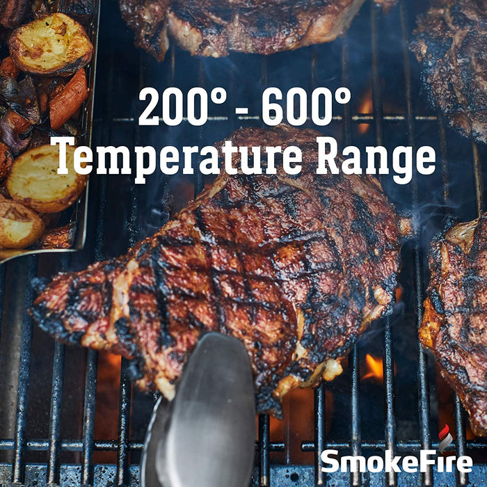 Weber 23510201 SmokeFire EX6 Wood Fired Pellet Grill, Black