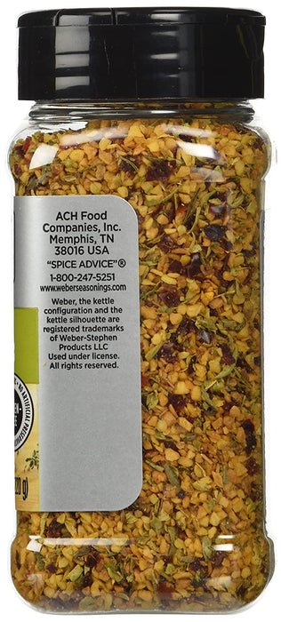 Weber Seasoning, Roasted Garlic and Herb, 7.75 Ounce - 2 Pack
