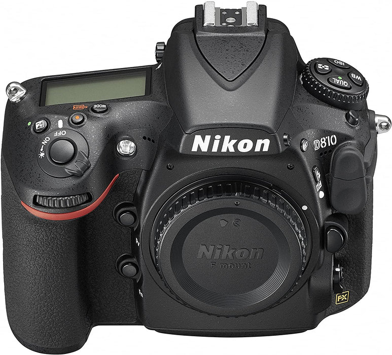 Nikon D810 FX-Format Digital SLR Camera (Body) - International Version (No Warranty)