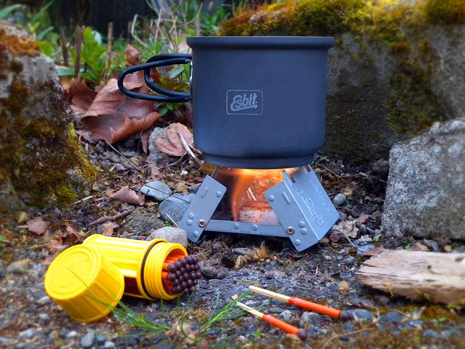 Esbit Ultralight Folding Pocket Stove with Solid Fuel Tablets