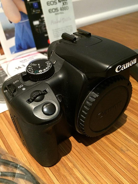 Canon Rebel XTi DSLR Camera with EF-S 18-55mm f/3.5-5.6 Lens (OLD MODEL)