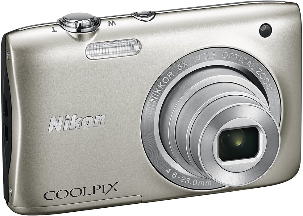 Nikon COOLPIX S2900 Digital Camera (Silver) - International Version (No Warranty)