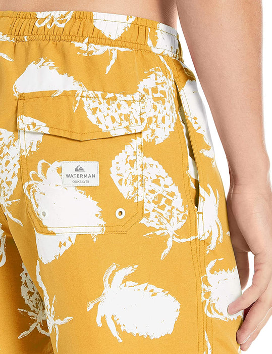 Quiksilver Men's Pineapple Web Volley 18 Boadrshort Swim Trunk