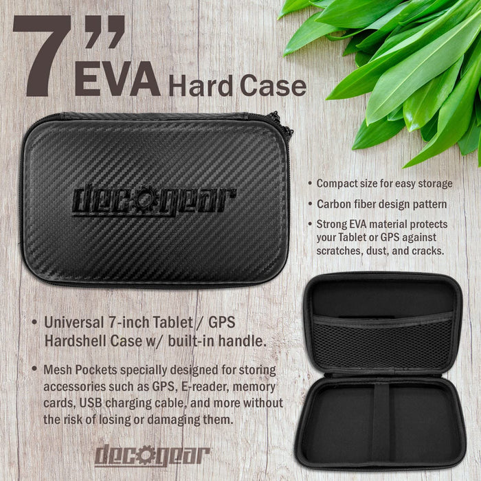 Garmin DriveSmart 55 & Traffic 5.5" Display GPS Navigator with 7" EVA Case Bundle