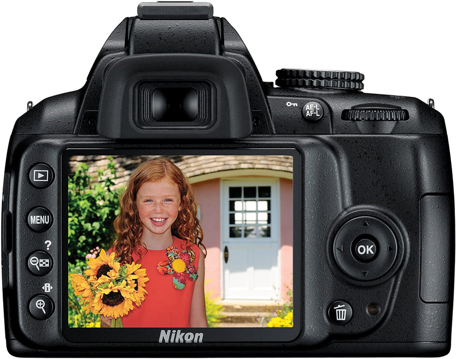 Nikon D3000 10.2MP Digital SLR Camera with 18-55mm f/3.5-5.6G AF-S DX VR Nikkor Zoom Lens