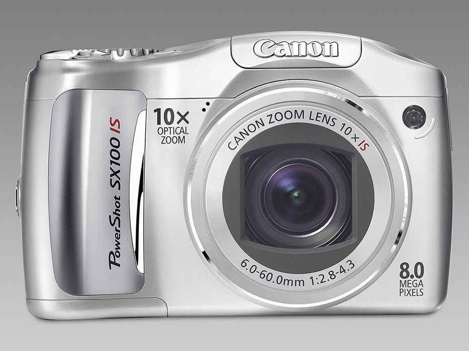 Canon PowerShot SX100IS 8MP Digital Camera with 10x Optical Image Stabilized Zoom (Black)