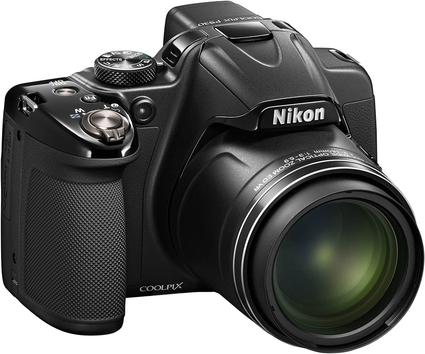 Nikon COOLPIX P530 16.1 MP CMOS Digital Camera with 42x Zoom NIKKOR Lens and Full HD 1080p Video (Black)