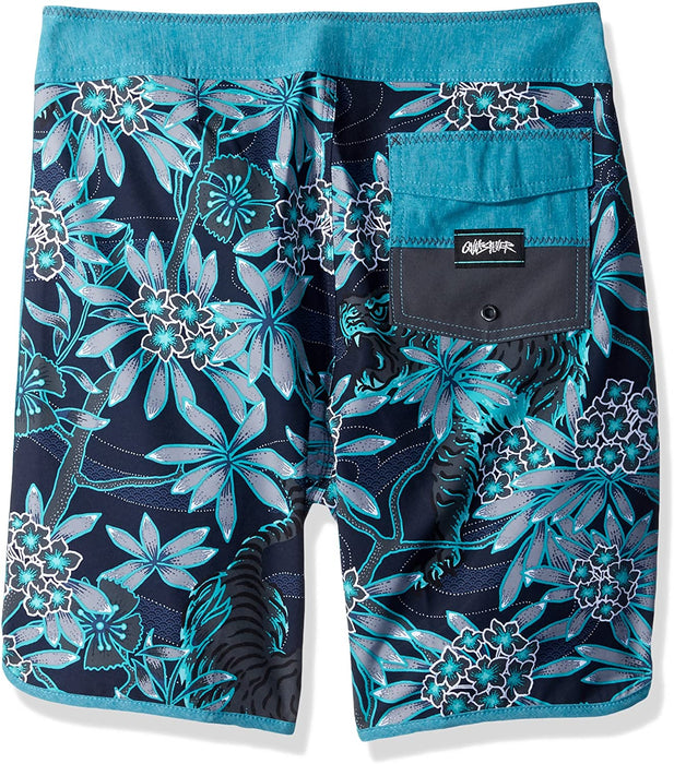 Quiksilver Boys' Big Highline Silent Fury YTH 17" Swim Trunk Boardshorts