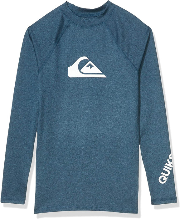 Quiksilver Boys' Big Time Long Sleeve Youth Rashguard Surf Shirt