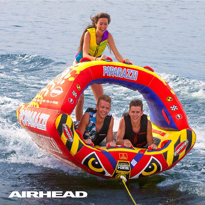 Sportsstuff Poparazzi | 1-3 Rider Towable Tube for Boating