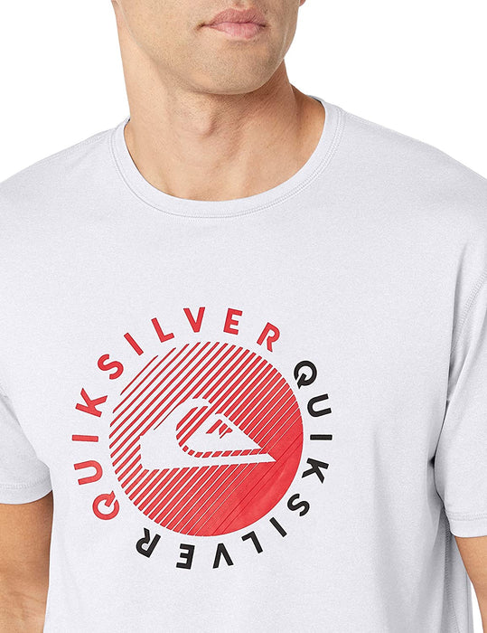 Quiksilver Men's Razors Short Sleeve Rashguard UPF 50+ Sun Protection