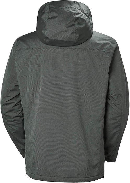 Helly Hansen Men's Waterproof Dubliner Insulated Jacket with Packable Hood for Cold Weather