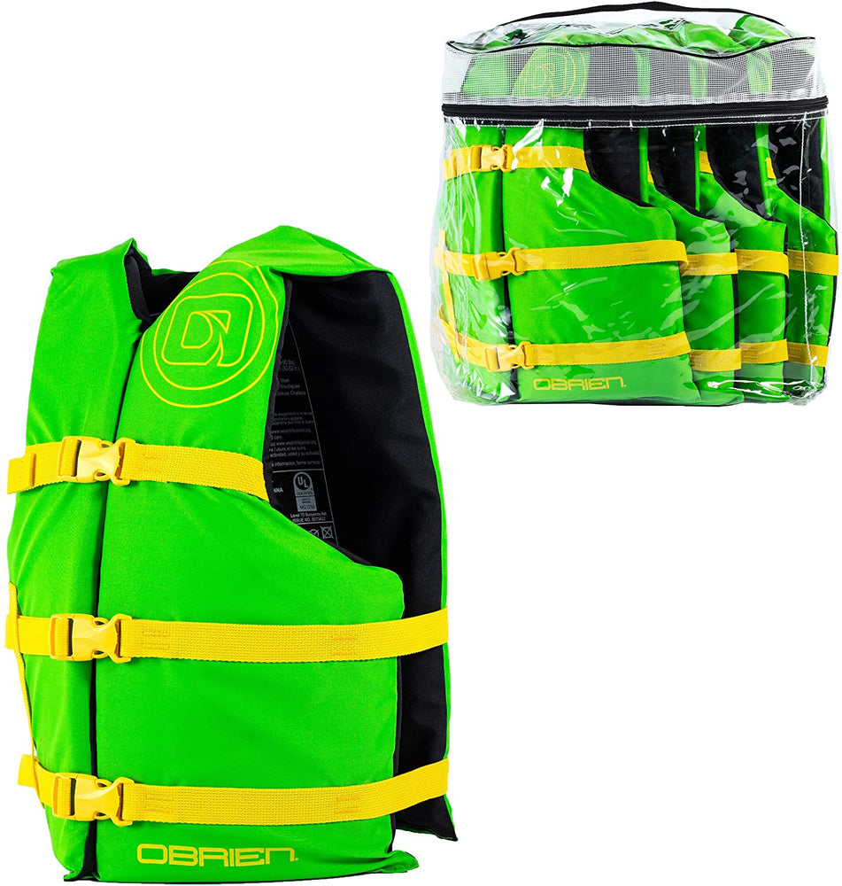 O'Brien 4 Pack General Purpose Life Jackets