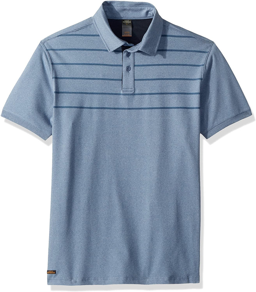 Quiksilver Men's Striped Reel Backlash Polo Knit Top