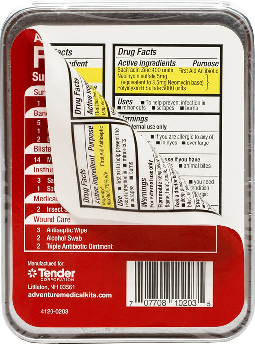 Adventure Medical Kits Adventure First Aid Kit 0.5 Tin (Pack of 2)