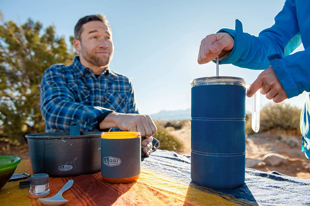 GSI Outdoors 50 fl. oz. JavaPress Lightweight, Insulated and Shatter-Resistant for French Press Coffee While Camping for The Office
