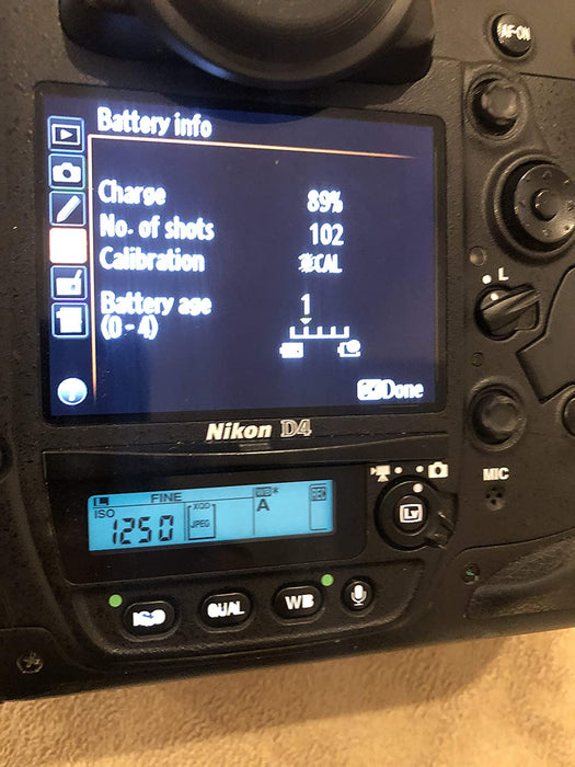 Nikon D4 16.2 MP CMOS FX Digital SLR with Full 1080p HD Video (Body Only) (OLD MODEL)