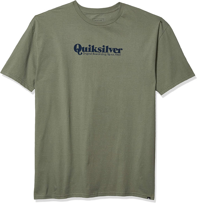 Quiksilver Men's Modern Script TEE, Agave Green, S