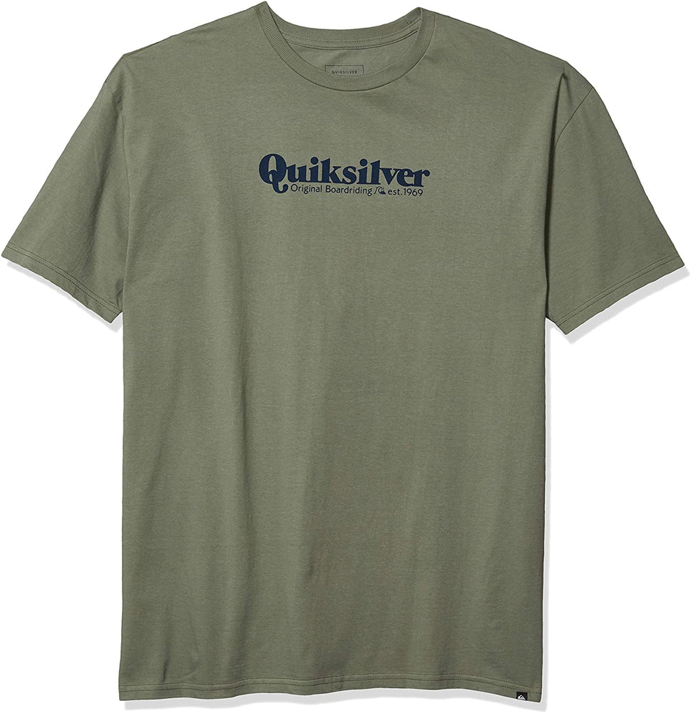Quiksilver Men's Modern Script TEE, Agave Green, S