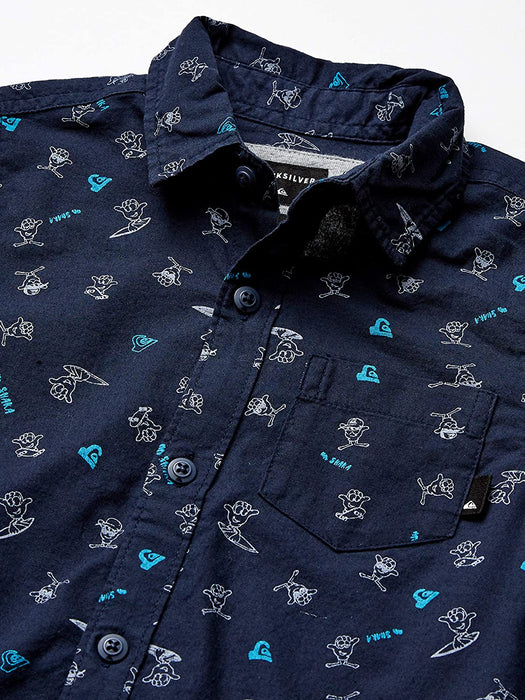 Quiksilver Little Shakka Boardie Short Sleeve Boy Woven