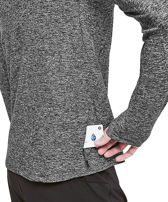Lululemon Surge Warm 1/2 Zip - HBLK (Heathered Black) (M)