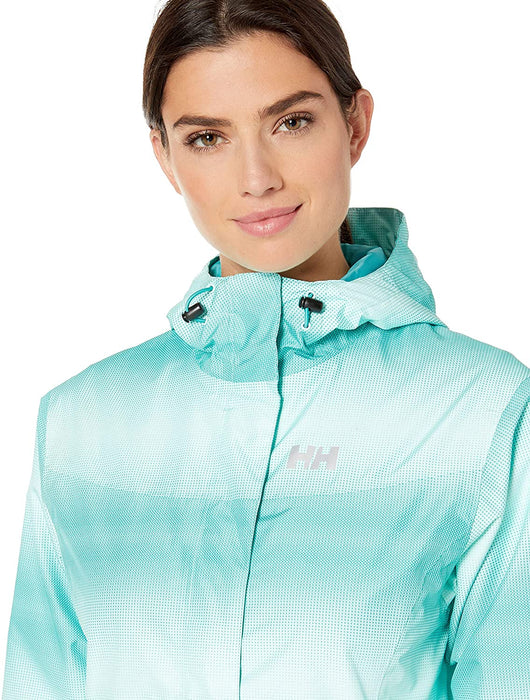 Helly Hansen Women's Bellevue Hooded Lightweight Packable Waterpoof Breathable Raincoat Jacket
