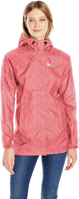Helly Hansen Women's Bellevue Hooded Lightweight Packable Waterpoof Breathable Raincoat Jacket