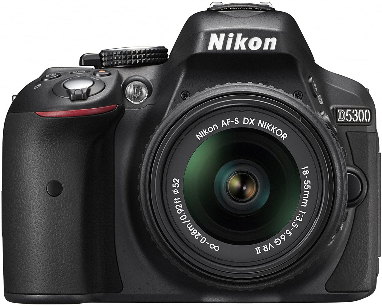 Nikon D5300 24.2 MP CMOS Digital SLR Camera with 18-55mm f/3.5-5.6G ED VR II Auto Focus-S DX NIKKOR Zoom Lens - International Version (No Warranty)