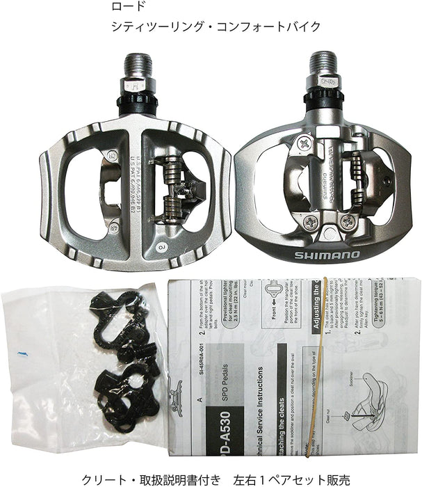 Shimano Unisex PD-A530 SPD Road Dual Platform Pedal