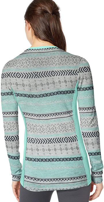 Helly-Hansen Women's W Merino Wool Mid Graphic Long-Sleeve Baselayer Top