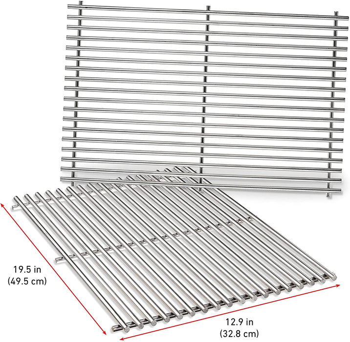 Weber 7528 Stainless Steel Cooking Grates (19.5 x 12.9 x 0.6)
